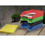 Corbeille à courrier Recycle, A4, polystyrène, noir