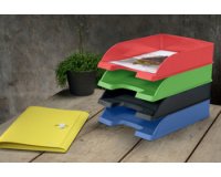 Postbakje Recycle A4 polystyreen rood