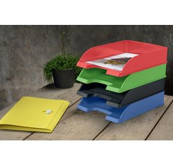 En_bandeja sobremesa plastico leitz recycle rojo 255x357x70 mm