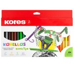 Feutre de coloriage 'Korello', large, étui de 12