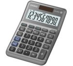 Calculatrice de bureau MS-100F, 10 chiffres, argent