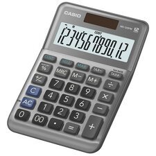 Calculatrice de bureau MS-120F, 12 chiffres, argent