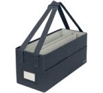 Sac de rangement Desk Sharing, en tissu, gris velours