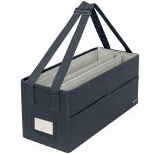 Sac de rangement Desk Sharing, en tissu, gris velours