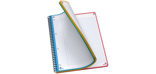 Schrift met integrale binding COLOR SYSTEM A4+ geruit