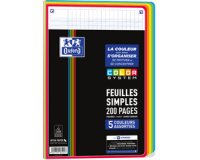 Feuilles simples COLOR SYSTEM, A4, seyès