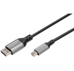 Câble adaptateur DisplayPort 8K 1.4, mini DP-DP, 2 m