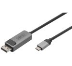 Câble adaptateur bidirectionnel USB type C - DP, 2 m