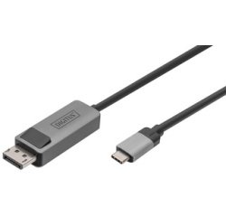 Câble adaptateur bidirectionnel USB type C - DP, 1 m