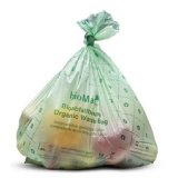 En_sac compostable, 30 litres, vert