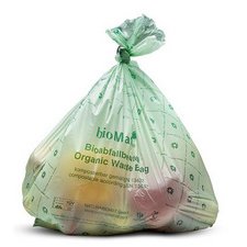 Sac poubelle pour déchets compostable 30 L 'bioMAT - 10 sacs