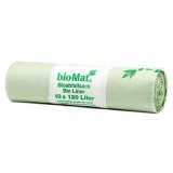 Sac compostable, 120 litres, vert