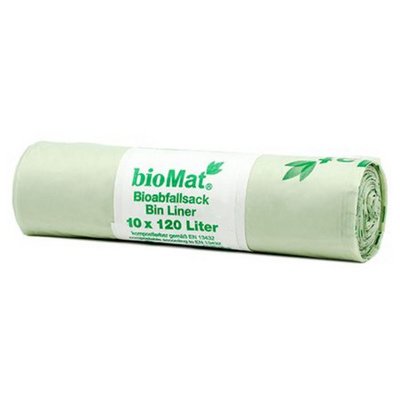 Sac compostable 'bioMAT', 120 litres, vert