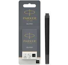 Inktpatroon lang QUINK op blister - zwart