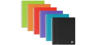 Protège-documents à spirale SCHOOL LIFE, A5, assorti