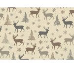 Papier cadeau de Noël 'Forêt de Noël'