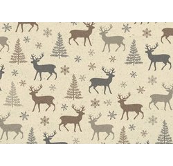 Papier cadeau de Noël 'Forêt de Noël'