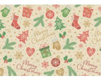 Papier cadeau de Noël 'Season Greetings'