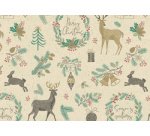 Papier cadeau de Noël 'Forêt de Noël'