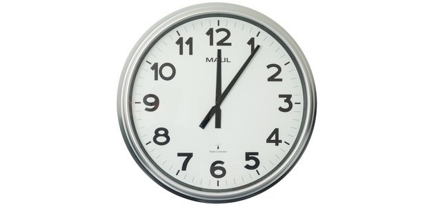 Horloge murale/radio ride, diamètre: 610 mm, argent