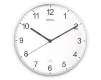 Horloge murale/radio spint, diamètre: 300 mm, blanc