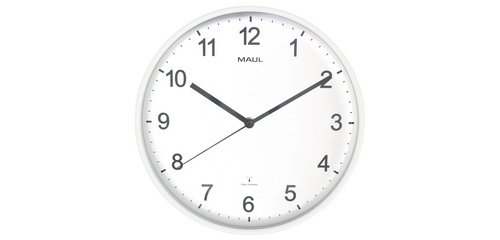 Horloge murale/radio spint, diamètre: 300 mm, blanc