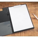 Porte-bloc à pince poly, plastifié A4
