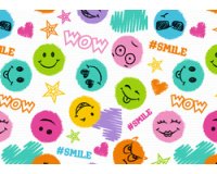 Papier cadeau 'Smile', sur rouleau