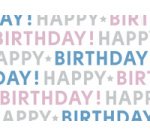 Papier cadeau 'It's your birthday', sur rouleau