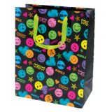 Sac cadeau 'Smile black'