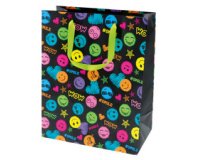 Sac cadeau 'Smile black'
