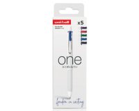 Gel ink rollerball pen one UMNS/07, set 'Electric