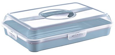 Kuchenbox 'enrico', nordisch-blau