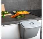 Poubelle de cuisine 'milan', à suspendre, 4 litres