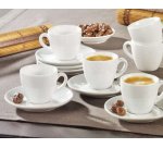 Tasse espresso 'Bistro', set de 6, blanc