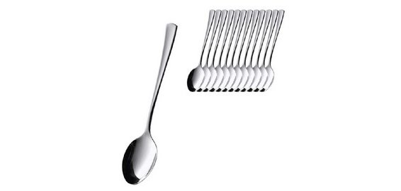 Cuillère espresso 'Stockholm', en acier inoxydable