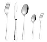 30 pièces de couvert 'Sylvia', acier inox chromé