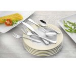 30 pièces de couvert 'Sylvia', acier inox chromé