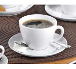 Tasse à café 'Bistro', set de 6, blanc