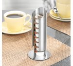 Distributeur de capsules de lait, en acier inox