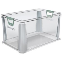 Boîte de rangement 'luis', 64 litres, transparent