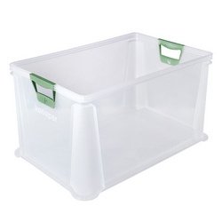 Boîte de rangement 'luis', 64 litres, transparent