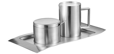 Set pour lait & sucre 'WAVE', 5 pièces