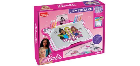 Creativ Machine lumineuse à dessiner LUMI BOARD Barbie