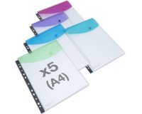 Documentenmap, A4, gaatjes voor archivering