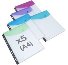 Pochette à documents, A4, trous pour l'archivage