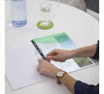 Pochettes perforées à rabat Rapesco A4 polypropylène lisse - Sachet de 5