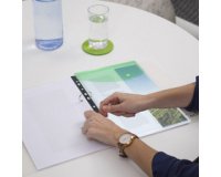 Perforated flap pockets Rapesco A4 smooth polypropylene - Pack of 5