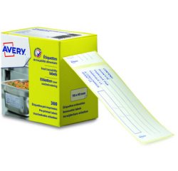 Etiquette de traçabilité alimentaire, 98 x 40 mm