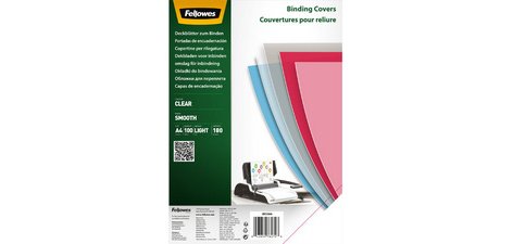 Couverture, A4, PET, transparent, 0,25 mm